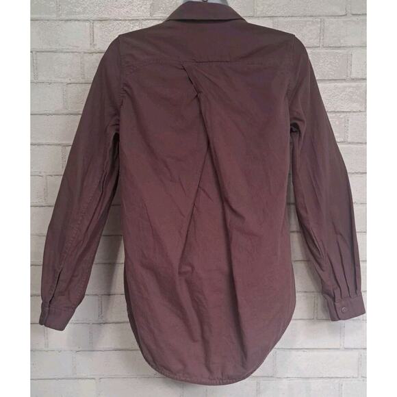 Lululemon Flannel Shirt Women's Size 2 XS Purple Button Up Cotton Soft Comfort - Picture 4 of 6